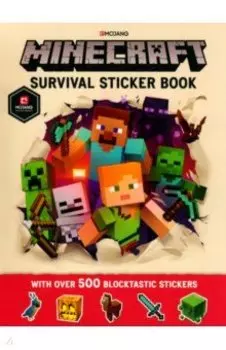 Minecraft Survival Sticker Book