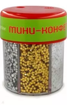 Мини-конфетти д/декора "Звездочки" 6 цветов (2-312/01)