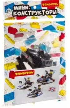 Мини-конструктор 3в1-полиция, 6 видов