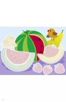 Многоразовые водные раскраски. Выпуск 9 "Фрукты"