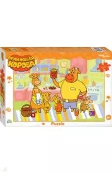 Мозаика. Puzzle 160. Оранжевая корова