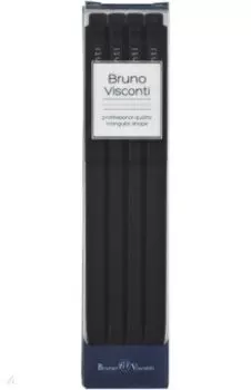 Набор автоматических шариковых ручек SoftClick. Black, синих, 4 штуки