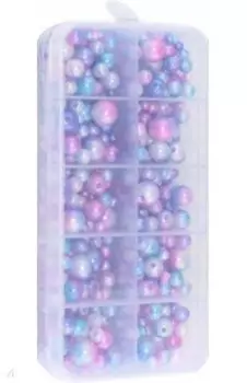 Набор бусин №15, перламутровые