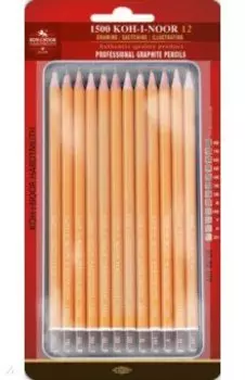 Набор чернографитных карандашей Art, 8В-2Н, 12 штук