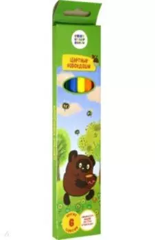 Набор цветных карандашей (6 штук) "Винни Пух" (СМФ 13003)