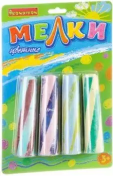 Набор цветных мелков "Полосатые" (4 штуки) (Y22622003/ВВ2066)
