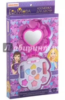 Набор декоративной косметики "Косметичка-Цветок" с зеркальцем (ВВ1759)