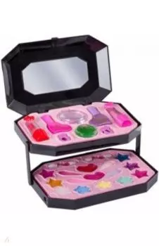 Набор детской декоративной косметики Косметичка двухуровневая, с зеркальцем