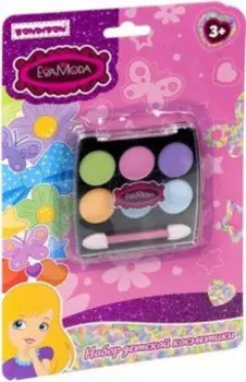 Набор детской декоративной косметики, тени для век