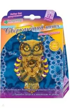 Набор для изготовления украшения-патча Сова