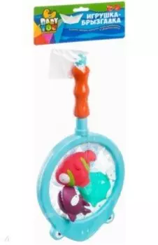 Набор для купания "Сачок-акула и 3 рыбки" (ВВ3130)