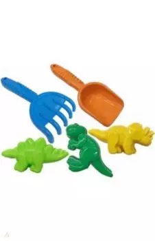Набор для песка Динозавры, 5 предметов