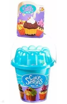 Набор для песка, ведро с крышкой, ложкой, 5 формочками