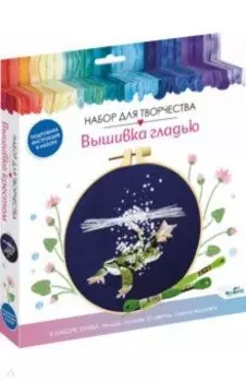 Набор для творчества. Вышивка гладью Лягушка