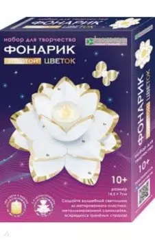 Набор для творчества. Золотой фонарик-цветок