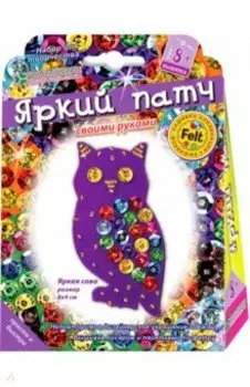 Набор для украшения-патча Яркая сова