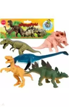 Набор фигурок Динозавры, 5 игрушек