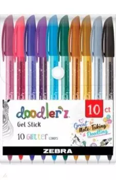 Набор гелевых ручек Doodler'z Glitter, 10 цветов