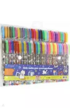 Набор гелевых ручек Коты, 60 шт