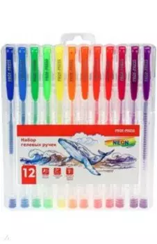 Набор гелевых ручек Neon, 12 цветов