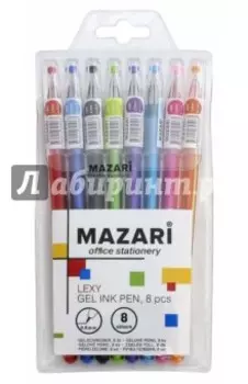 Набор гелевыхручек Lexy, 8 цветов