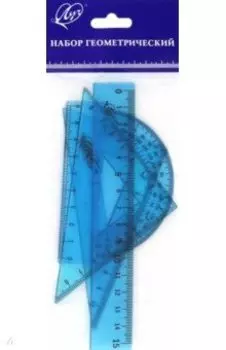 Набор геометрический Малый, 4 предмета, синий