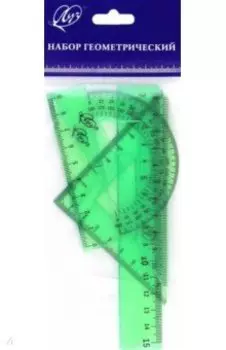 Набор геометрический Малый, 4 предмета, зеленый