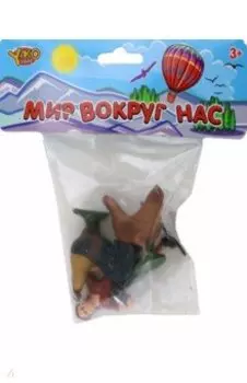 Набор Хозяйка фермы с курицей и петухом