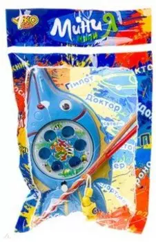 Набор игровой рыбалка с 2-мя удочками, рыбка