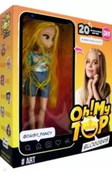 Набор игровой с куклой DIY Oh! My Top Art