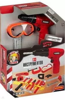 Набор инструментов "Папины дети". Дрель-шуруповерт (ВВ5128)