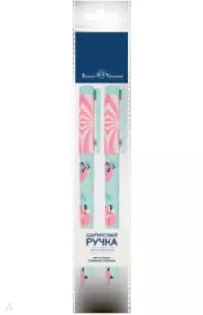 Набор из 2 шариковых ручек FunWrite Lolipop. Лисички, синие