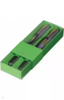 Набор из 2 шариковых ручек Monaco, 0.5 мм., лавандовый корпус, синие