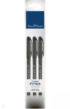 Набор из 3 гелевых ручек Пиши-стирай, DeleteWrite Art. Boys, синих, в ассортименте