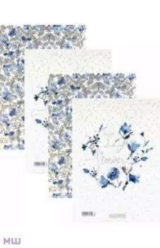 Набор из 4 папок-уголков пластиковых Frozen Beauty, A4, ассорти