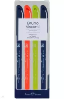 Набор из 4 ручек со стираемыми чернилами DeleteWrite. Кеды, 0.5 мм., синий