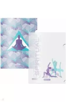 Набор из папок-уголков, А4, 4 шт