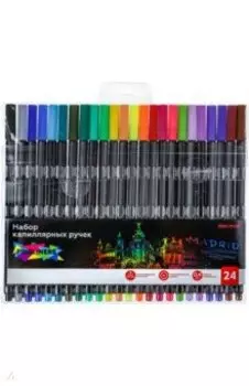 Набор капиллярных ручек Madrid, 24 цвета