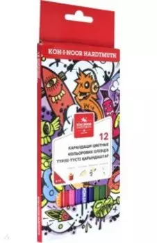 Набор карандашей 12 цветов Teenage