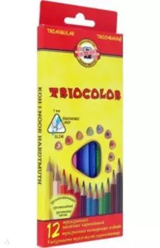 Набор карандашей 12 цветов Triocolor