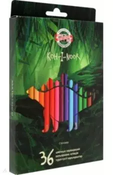 Набор карандашей 36 цветов Dino