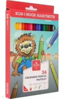 Набор карандашей 36 цветов Лев