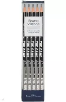 Набор карандашей чернографитовых ArtGraphix. Play the game, НВ, 5 штук