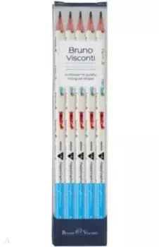 Набор карандашей чернографитовых HappyGraphix. Самолеты, НВ, 5 штук