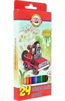 Набор карандашей Крот, 24 цвета