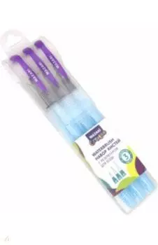 Набор кистей c резервуаром для воды 3 штуки "WATERBRUSH" (M-5164-3)