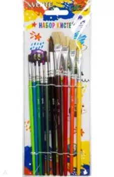 Набор кистей Cosmo, пони, 10 штук