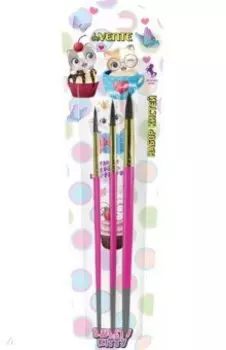 Набор кистей Sweet Cats, пони, 3 шт