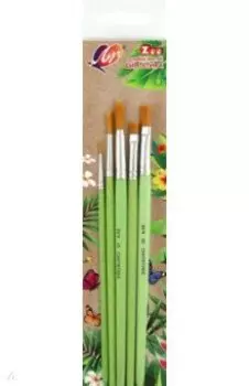 Набор кистей Zoo, синтетика, 5 штук