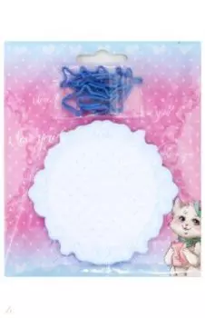 Набор Кошечка в шляпке (бумага+скрепки) (76726)